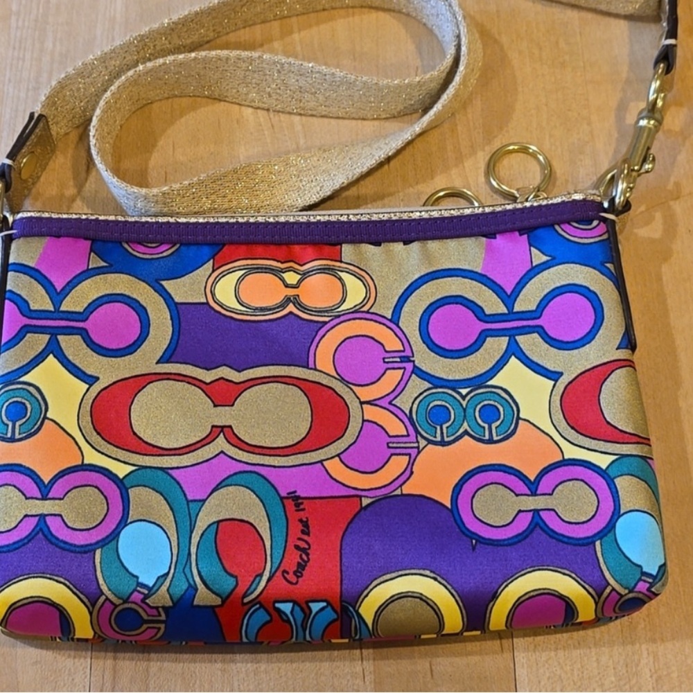 NWOT Coach Multicolor Crossbody Bag - Picture 12 of 13